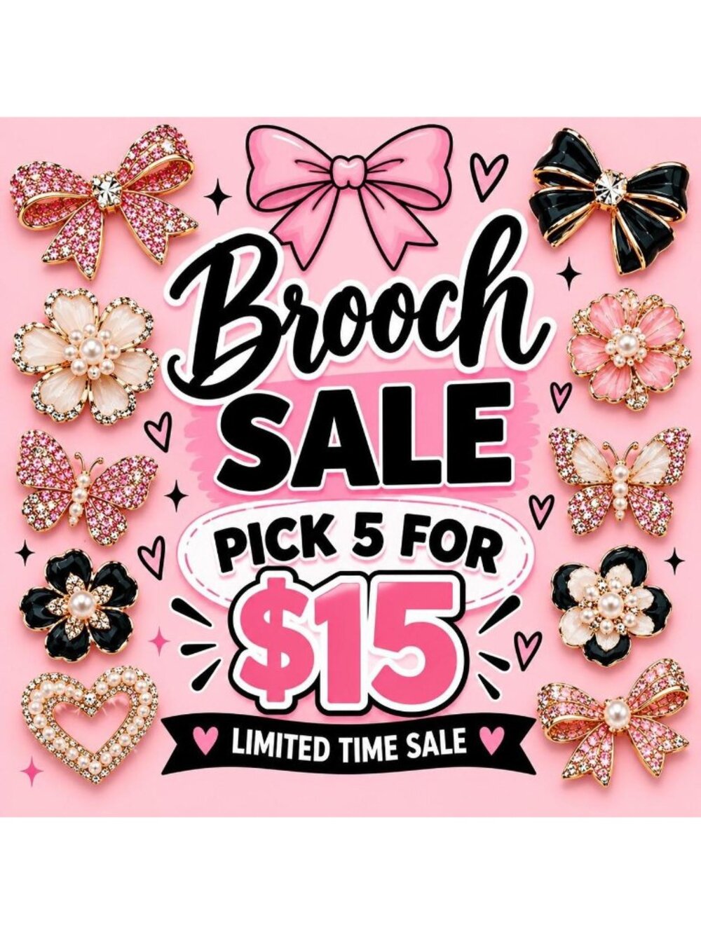 Brooch Sale Pick 5 for $15